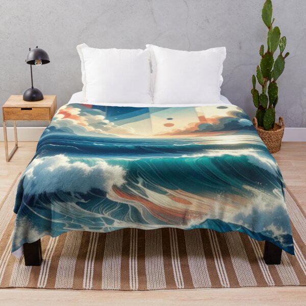 Item preview, ​Geometric Ocean Horizon designed and sold by KingsArtworx 2.