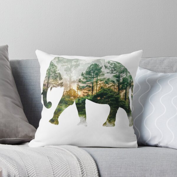 Item preview, Majestic Elephant Jungle Forest Wildlife Graphic designed and sold by VISIONSTURME.