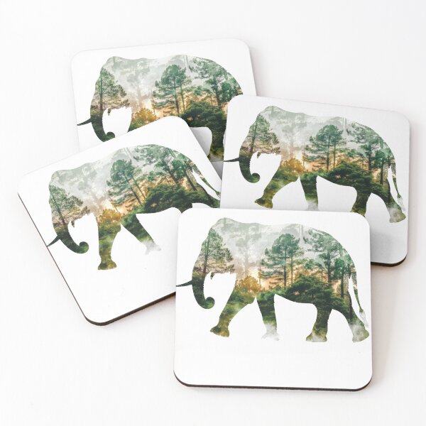 Item preview, Majestic Elephant Jungle Forest Wildlife Graphic designed and sold by VISIONSTURME.