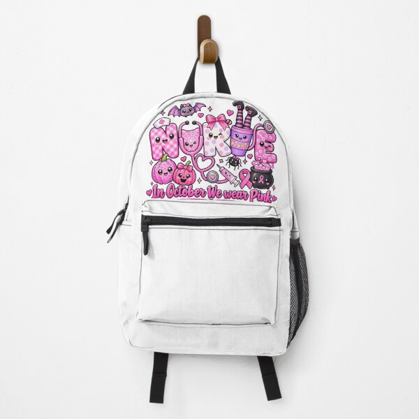 Item preview, Pink Halloween Nurse Breast Cancer Awareness Cute Medical designed and sold by QuiteOrbit.