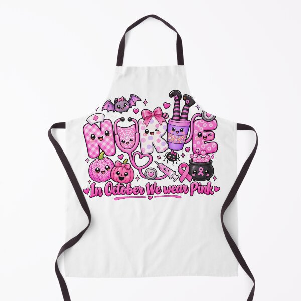 Item preview, Pink Halloween Nurse Breast Cancer Awareness Cute Medical designed and sold by QuiteOrbit.