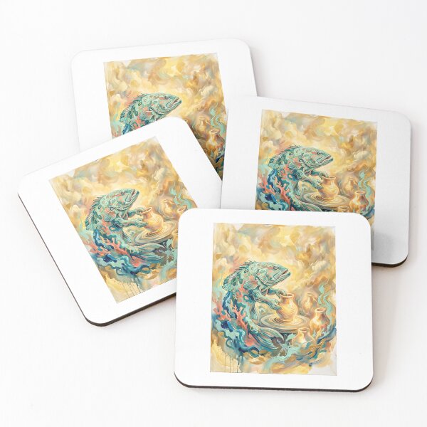 Item preview, Coral Grouper Ceramicist designed and sold by PictoVibe.
