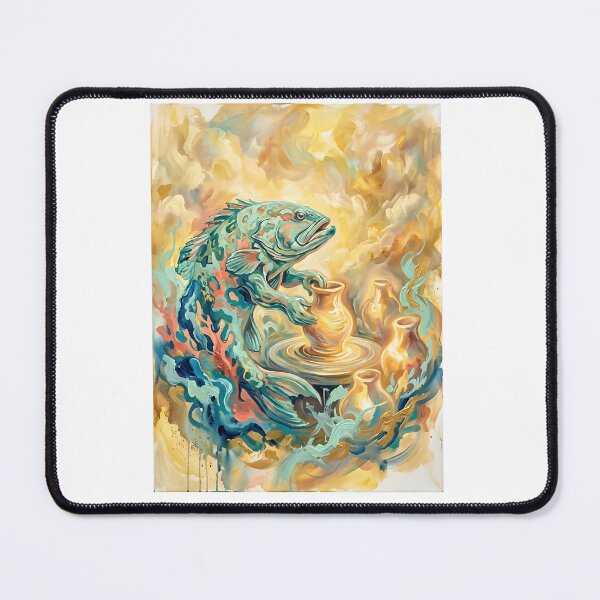 Item preview, Coral Grouper Ceramicist designed and sold by PictoVibe.