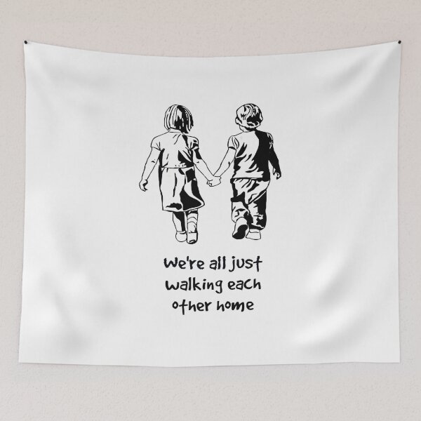 Item preview, Inspirational Life Quote Walking Each Other Home designed and sold by countrymouse.