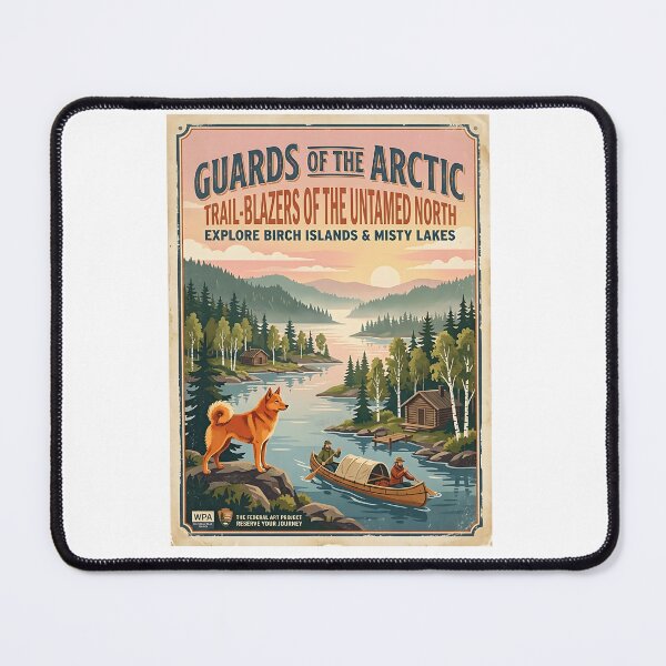 Item preview, Finnish Spitz Northern Canoe Guide designed and sold by PictoVibe.