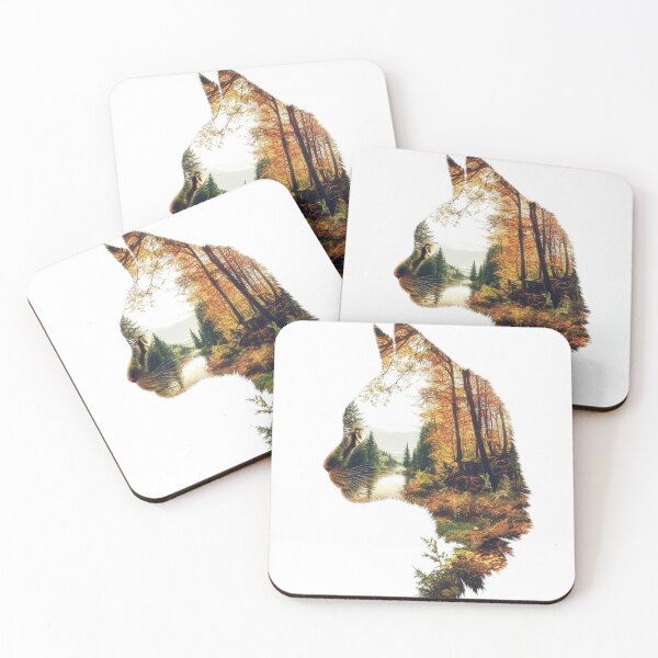 Item preview, Mystic Cat Face Silhouette Aesthetic Nature Graphic  designed and sold by VISIONSTURME.