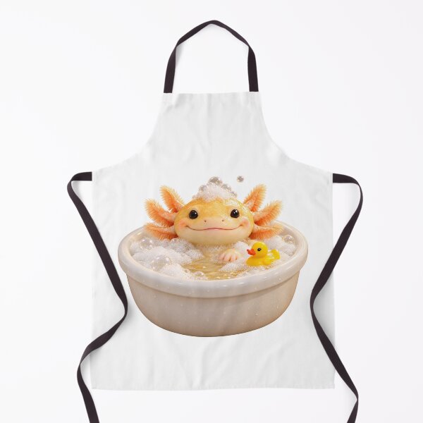 Item preview, Golden Albino Axolotl Bubble Bath designed and sold by Sillytoe.