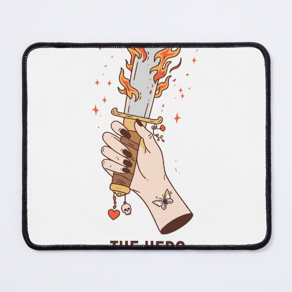 Item preview, The Hero Of Her Own Story Flaming Dagger Poster designed and sold by Matinez Pink.