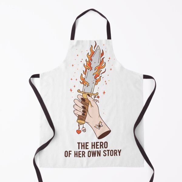 Item preview, The Hero Of Her Own Story Flaming Dagger Poster designed and sold by Matinez Pink.