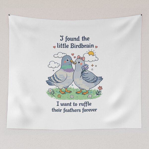 Item preview, I Found The Little Birdbrain Pigeons Poster designed and sold by Matinez Pink.
