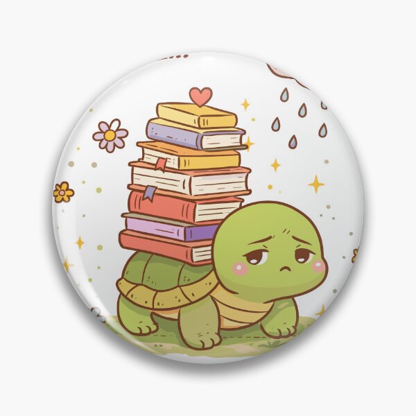 Item preview, Just Because I Bear It Well Sad Turtle Poster designed and sold by Matinez Pink.
