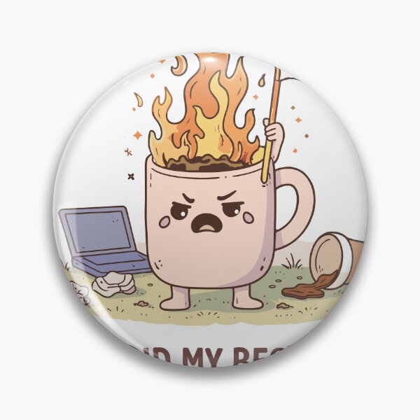 Item preview, I Quit Flaming Coffee Mug Poster designed and sold by Matinez Pink.