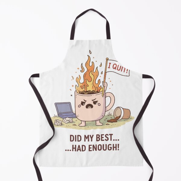 Item preview, I Quit Flaming Coffee Mug Poster designed and sold by Matinez Pink.