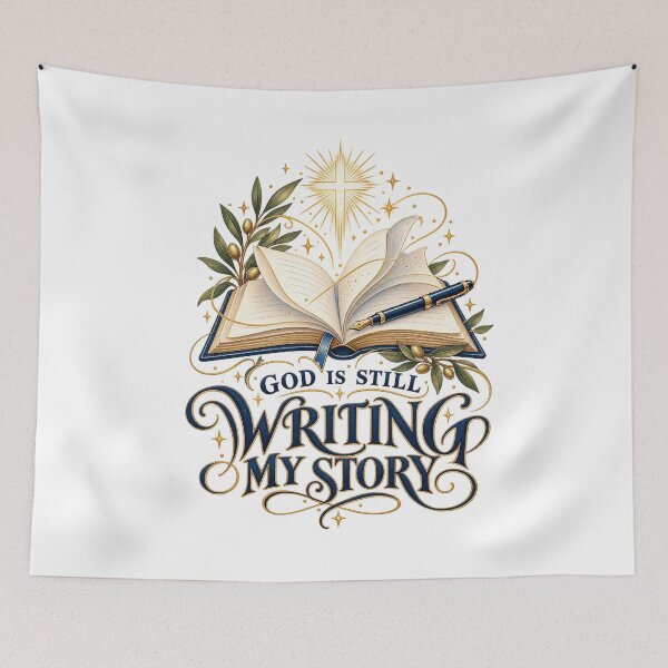 Item preview, God Is Still Writing My Story Christian Faith Design designed and sold by Logic72.