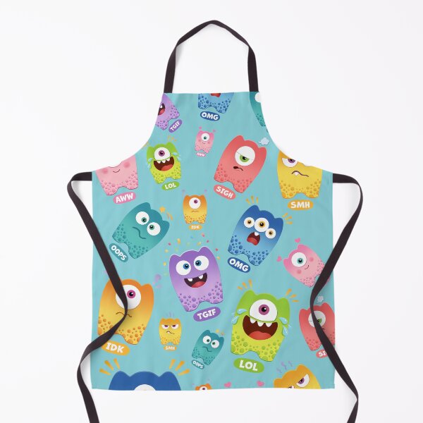 Item preview, Akronimons Monster Family – Emotional Cartoon Characters Pattern designed and sold by Barrio Cometa.