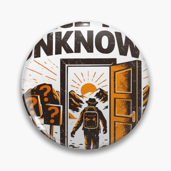Item preview, Take A Chance Face The Unknown Adventure Poster designed and sold by Matinez Pink.
