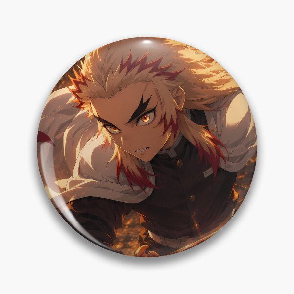Item preview, Kyojuro Rengoku Demon Slayer Blazing Ruins Heroic Charge designed and sold by SolenneAzur.