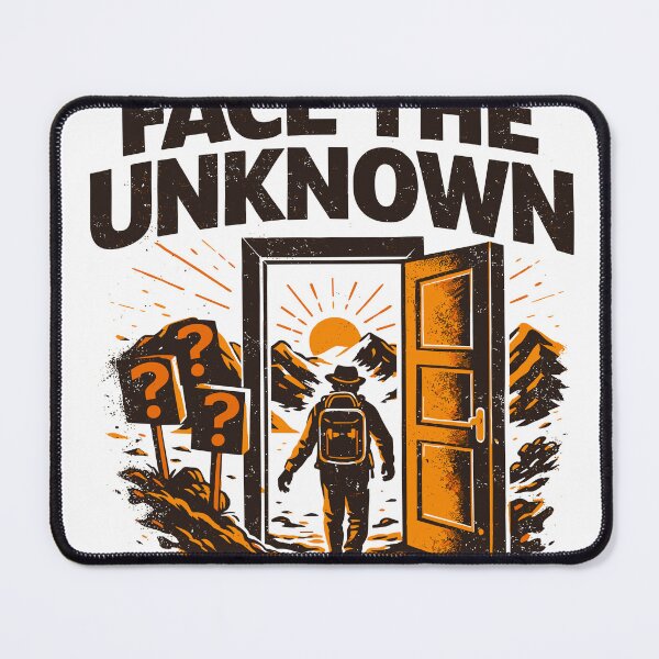 Item preview, Take A Chance Face The Unknown Adventure Poster designed and sold by Matinez Pink.
