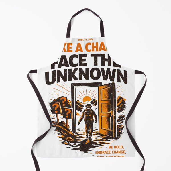 Item preview, Take A Chance Face The Unknown Adventure Poster designed and sold by Matinez Pink.