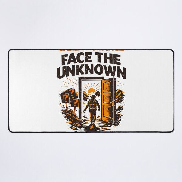 Item preview, Take A Chance Face The Unknown Adventure Poster designed and sold by Matinez Pink.