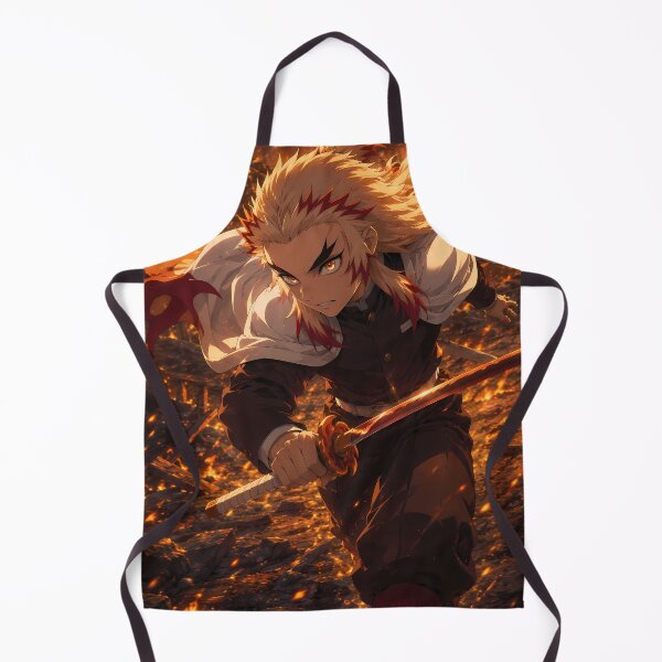 Item preview, Kyojuro Rengoku Demon Slayer Blazing Ruins Heroic Charge designed and sold by SolenneAzur.