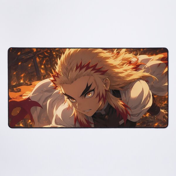 Item preview, Kyojuro Rengoku Demon Slayer Blazing Ruins Heroic Charge designed and sold by SolenneAzur.