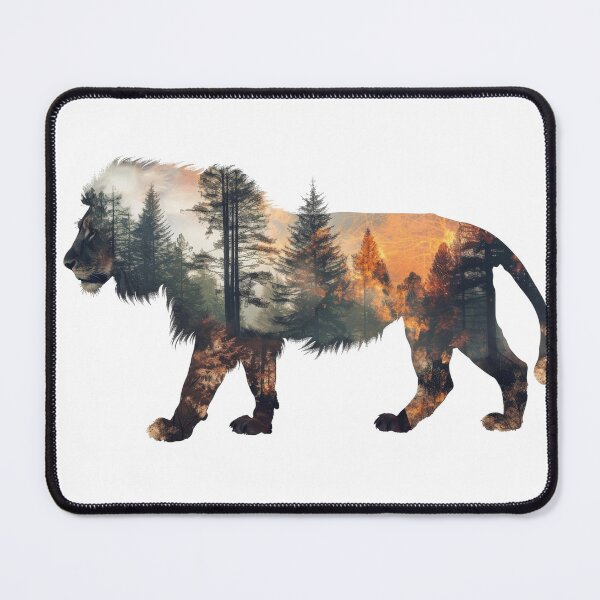Item preview, Majestic Lion King Wilderness Portrait Graphic designed and sold by VISIONSTURME.