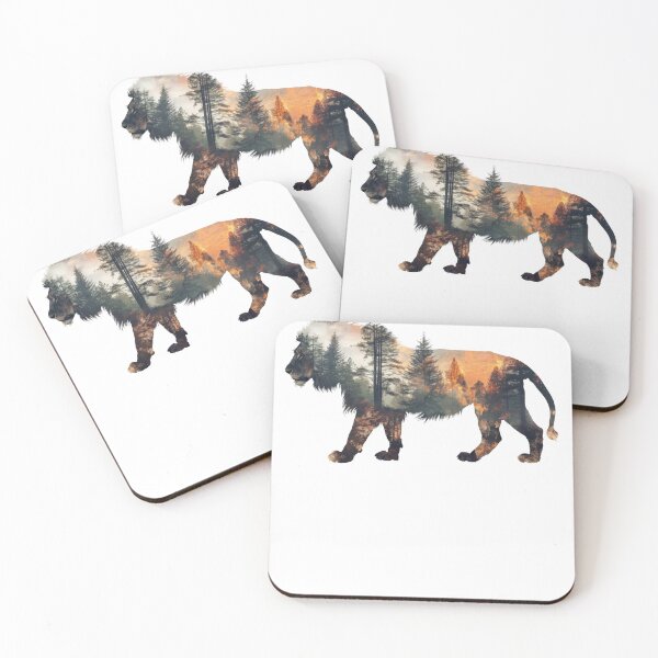Item preview, Majestic Lion King Wilderness Portrait Graphic designed and sold by VISIONSTURME.