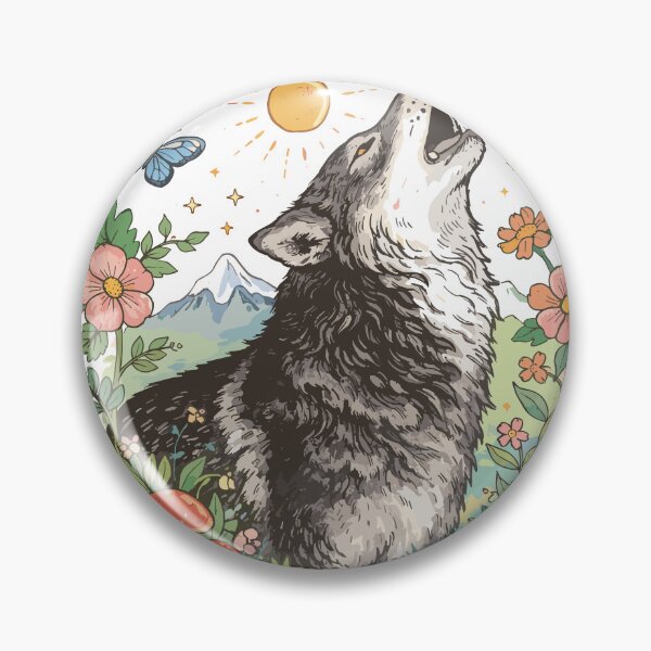 Artikelvorschau, Das Universum ist ein schöner Ort – Heulender Wolf (Poster) entworfen und verkauft von Matinez Pink.