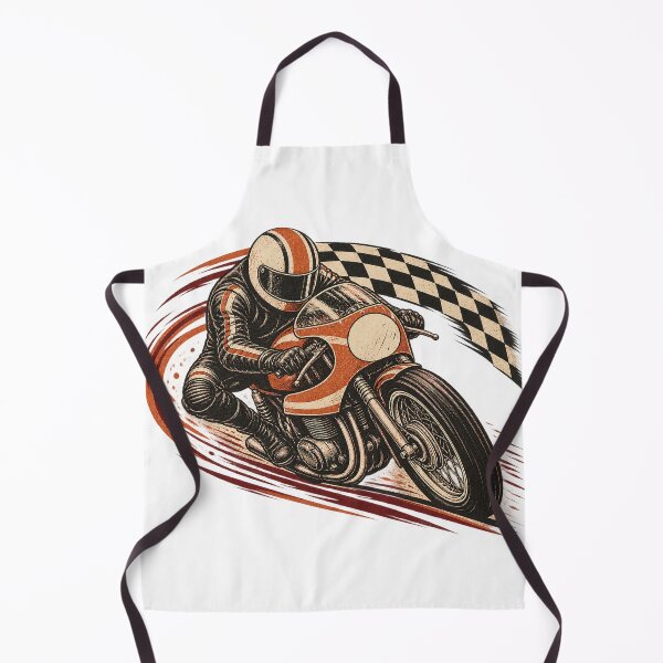 Item preview, Vintage Cafe Racer Motorcycle designed and sold by CarrotBadminton.