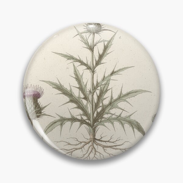 Item preview, Botanical Thistle Engraving designed and sold by PictorialWhimsy.