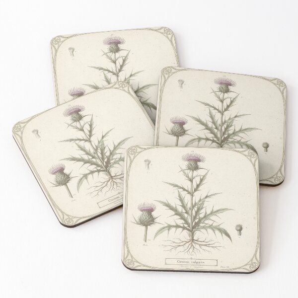Item preview, Botanical Thistle Engraving designed and sold by PictorialWhimsy.