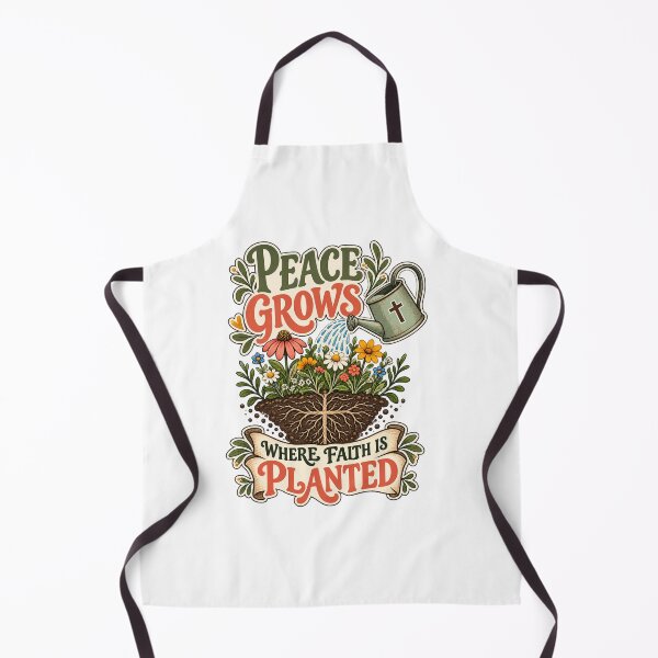 Item preview, Peace Grows Where Faith Is Planted Christian Design designed and sold by Logic72.