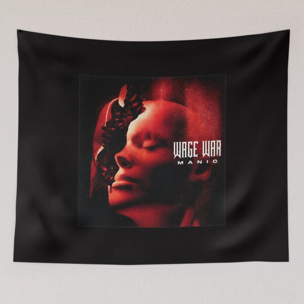 Item preview, Wage War Manic Dark Face designed and sold by mac-lux.