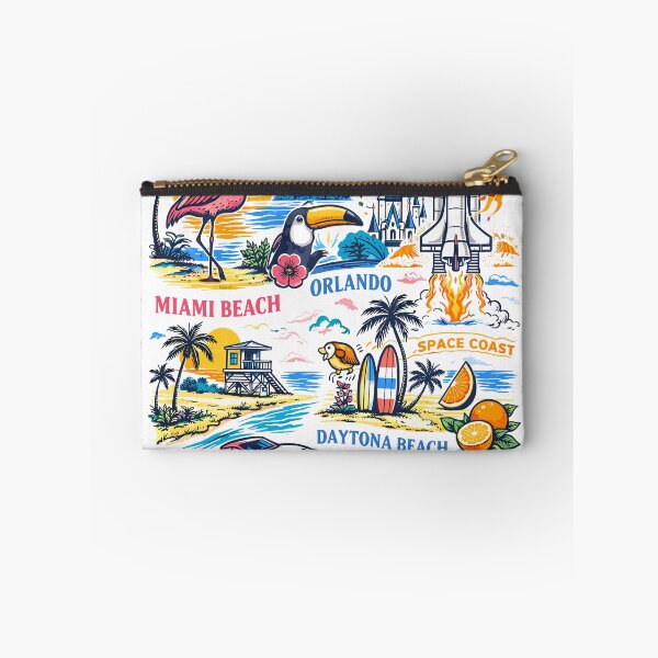 Item preview, Florida Travel Collage Poster designed and sold by Matinez Pink.