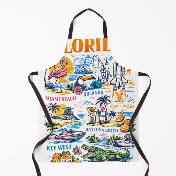 Item preview, Florida Travel Collage Poster designed and sold by Matinez Pink.