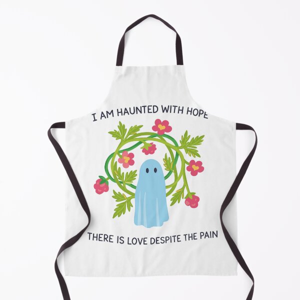 Item preview, Haunted With Hope Cute Ghost Poster designed and sold by Matinez Pink.
