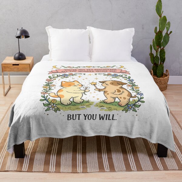 Item preview, The Wonder Inside You Cat and Dog Poster designed and sold by Matinez Pink.