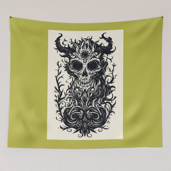 Item preview, Demon skull designed and sold by Kari's shop.