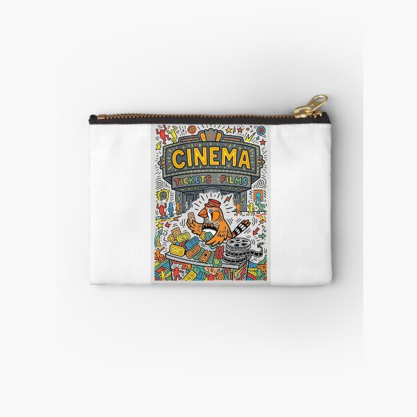 Item preview, Zebra Finch Cinema Usher designed and sold by PictoVibe.