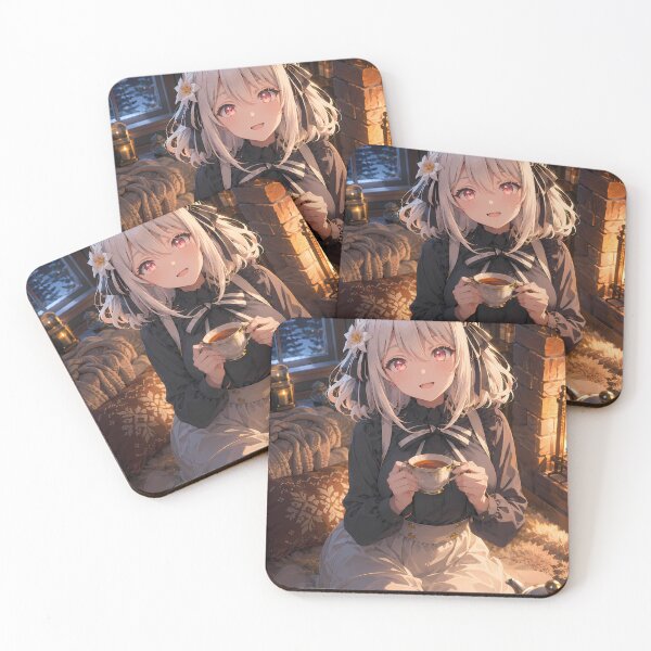 Item preview, Lily Spy Classroom Cozy Fireplace Tea Evening designed and sold by SolenneAzur.