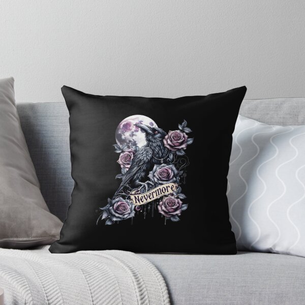 Item preview, Gothic Raven and Purple Roses Moon Art designed and sold by DannyJHonak.