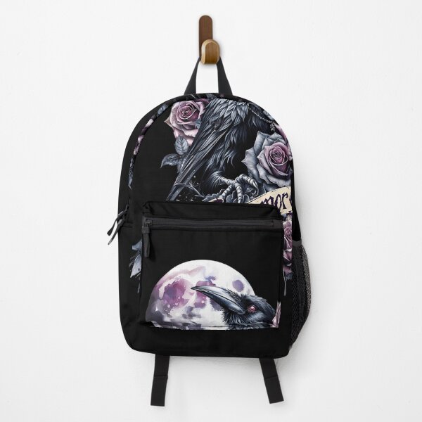 Item preview, Gothic Raven and Purple Roses Moon Art designed and sold by DannyJHonak.