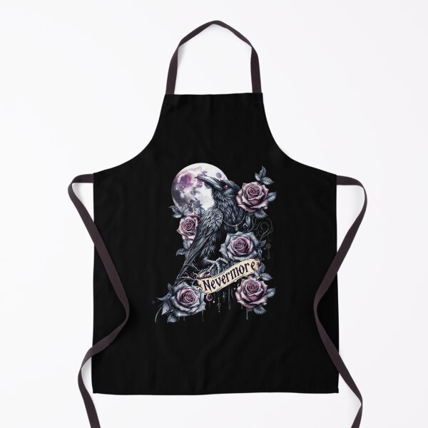 Item preview, Gothic Raven and Purple Roses Moon Art designed and sold by DannyJHonak.