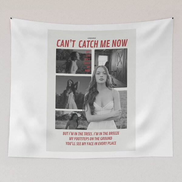 Item preview, Olivia Minimalist Can't Catch Me Now Poster designed and sold by estercarymarc11.