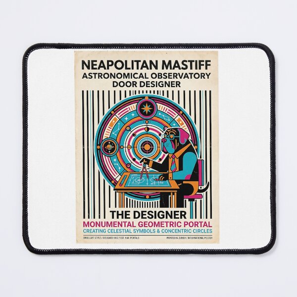 Item preview, Neapolitan Mastiff Observatory Portal Designer designed and sold by PictoVibe.