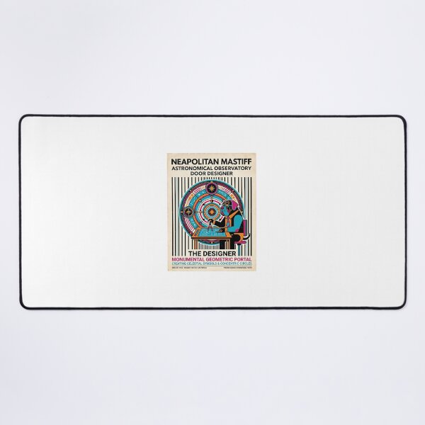 Item preview, Neapolitan Mastiff Observatory Portal Designer designed and sold by PictoVibe.