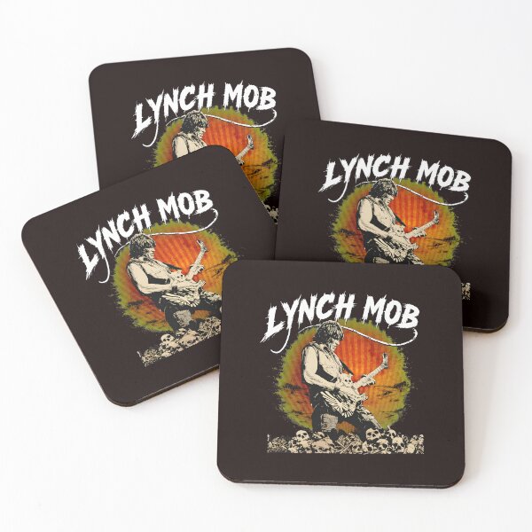 Item preview, Lynch Mob Distressed Guitarist Skulls Rock designed and sold by ASTRAXO.