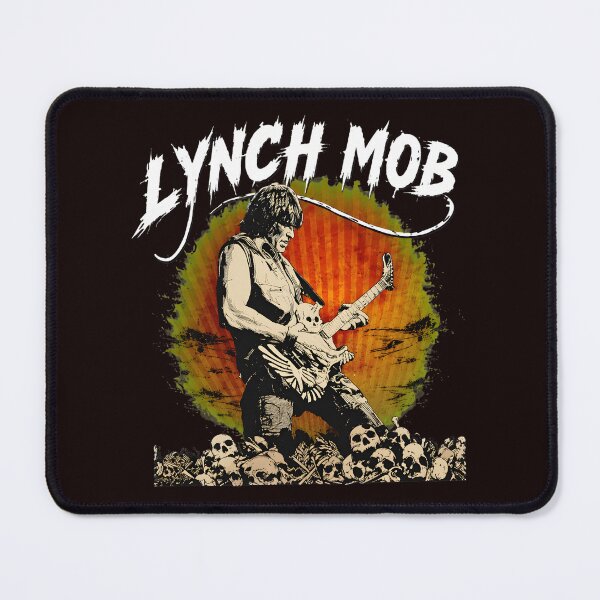 Item preview, Lynch Mob Distressed Guitarist Skulls Rock designed and sold by ASTRAXO.