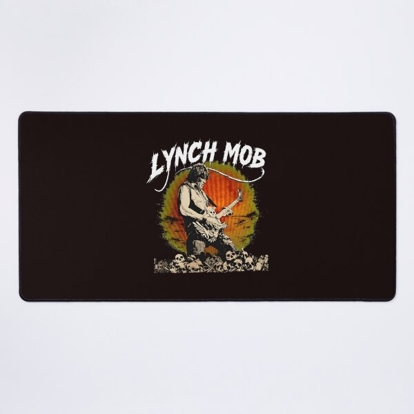 Item preview, Lynch Mob Distressed Guitarist Skulls Rock designed and sold by ASTRAXO.